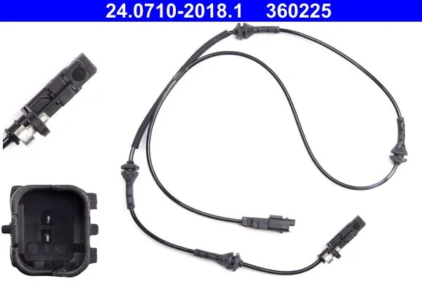 Capteur, vitesse de roue ATE 360225 